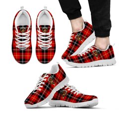ScotsTee Shop Scottish Majoribanks Clan Crest Tartan Sneakers Tartan Casual Shoes