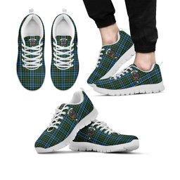ScotsTee Shop Scottish Ogilvie (Ogilvy) Hunting Ancient Clan Crest Tartan Sneakers Tartan Casual Shoes