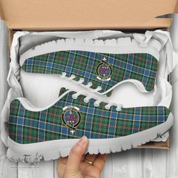 ScotsTee Shop Scottish Ogilvie (Ogilvy) Hunting Ancient Clan Crest Tartan Sneakers Tartan Casual Shoes