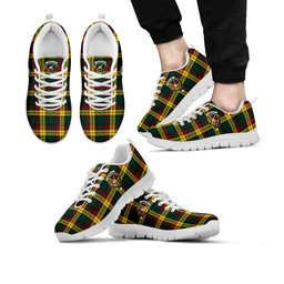 ScotsTee Shop Scottish MacMillan Old Modern Clan Crest Tartan Sneakers Tartan Casual Shoes