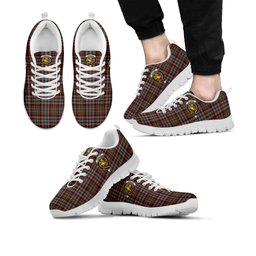 ScotsTee Shop Scottish Nicolson Hunting Weathered Clan Crest Tartan Sneakers Tartan Casual Shoes