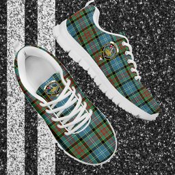 ScotsTee Shop Scottish Paisley Clan Crest Tartan Sneakers Tartan Casual Shoes