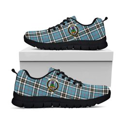 ScotsTee Shop Scottish Thomson Clan Crest Tartan Sneakers Tartan Casual Shoes