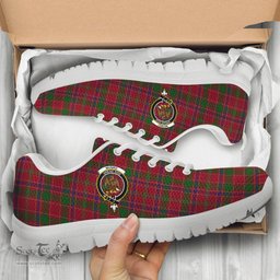 ScotsTee Shop Scottish Munro Clan Crest Tartan Sneakers Tartan Casual Shoes