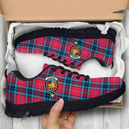 ScotsTee Shop Scottish MacTavish Modern Clan Crest Tartan Sneakers Tartan Casual Shoes