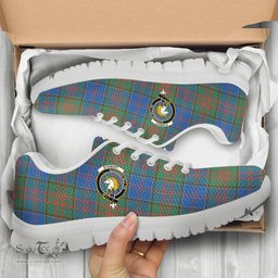 ScotsTee Shop Scottish Stewart of Appin Hunting Ancient Clan Crest Tartan Sneakers Tartan Casual Shoes