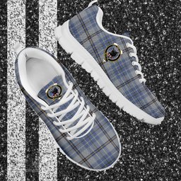 ScotsTee Shop Scottish Tweedie Clan Crest Tartan Sneakers Tartan Casual Shoes