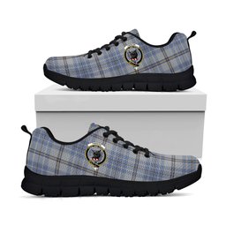 ScotsTee Shop Scottish Tweedie Clan Crest Tartan Sneakers Tartan Casual Shoes