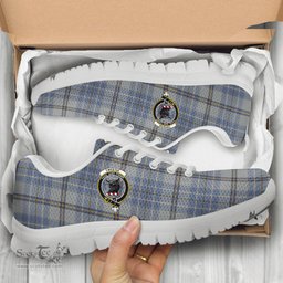 ScotsTee Shop Scottish Tweedie Clan Crest Tartan Sneakers Tartan Casual Shoes