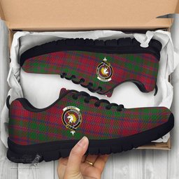 ScotsTee Shop Scottish Stewart of Appin Clan Crest Tartan Sneakers Tartan Casual Shoes