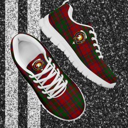 ScotsTee Shop Scottish Stewart of Appin Clan Crest Tartan Sneakers Tartan Casual Shoes
