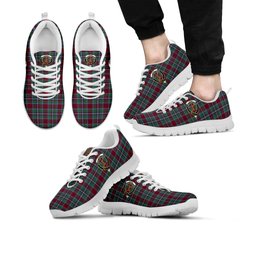 ScotsTee Shop Scottish Spens (Spence) Clan Crest Tartan Sneakers Tartan Casual Shoes