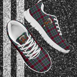 ScotsTee Shop Scottish Spens (Spence) Clan Crest Tartan Sneakers Tartan Casual Shoes