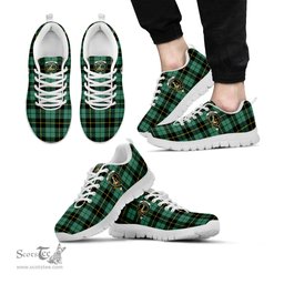 ScotsTee Shop Scottish Wallace Hunting Ancient Clan Crest Tartan Sneakers Tartan Casual Shoes