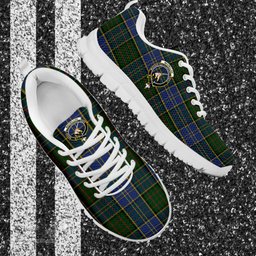 ScotsTee Shop Scottish MacMillan Hunting Clan Crest Tartan Sneakers Tartan Casual Shoes