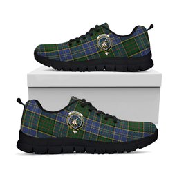 ScotsTee Shop Scottish MacMillan Hunting Clan Crest Tartan Sneakers Tartan Casual Shoes