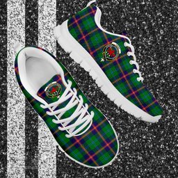 ScotsTee Shop Scottish Young Modern Clan Crest Tartan Sneakers Tartan Casual Shoes
