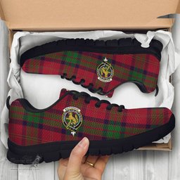 ScotsTee Shop Scottish MacPherson of Cluny Clan Crest Tartan Sneakers Tartan Casual Shoes