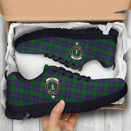 ScotsTee Shop Scottish Shaw Clan Crest Tartan Sneakers Tartan Casual Shoes