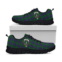 ScotsTee Shop Scottish Shaw Clan Crest Tartan Sneakers Tartan Casual Shoes
