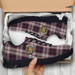 ScotsTee Shop Scottish MacPherson Clan Crest Tartan Sneakers Tartan Casual Shoes