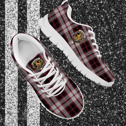 ScotsTee Shop Scottish MacPherson Clan Crest Tartan Sneakers Tartan Casual Shoes