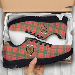 ScotsTee Shop Scottish Munro Ancient Clan Crest Tartan Sneakers Tartan Casual Shoes