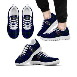 ScotsTee Shop Scottish Weir Clan Crest Tartan Sneakers Tartan Casual Shoes