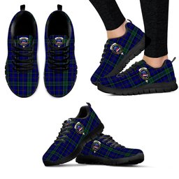 ScotsTee Shop Scottish Weir Clan Crest Tartan Sneakers Tartan Casual Shoes