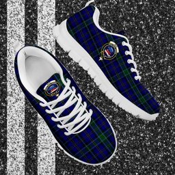 ScotsTee Shop Scottish Weir Clan Crest Tartan Sneakers Tartan Casual Shoes