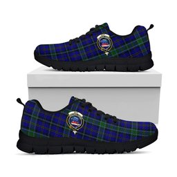 ScotsTee Shop Scottish Weir Clan Crest Tartan Sneakers Tartan Casual Shoes