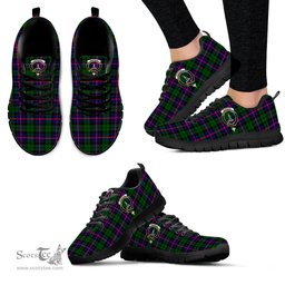 ScotsTee Shop Scottish Morrison Modern Clan Crest Tartan Sneakers Tartan Casual Shoes