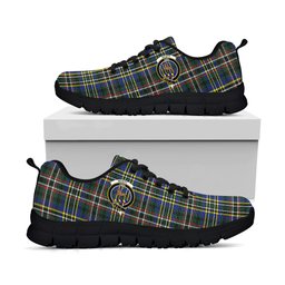 ScotsTee Shop Scottish Scott Green Modern Clan Crest Tartan Sneakers Tartan Casual Shoes