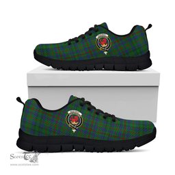 ScotsTee Shop Scottish Moncrieff of Atholl Clan Crest Tartan Sneakers Tartan Casual Shoes