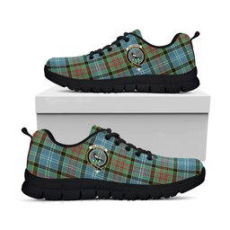 ScotsTee Shop Scottish Walkinshaw Clan Crest Tartan Sneakers Tartan Casual Shoes