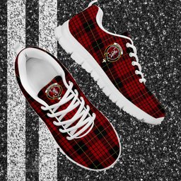 ScotsTee Shop Scottish MacQueen Clan Crest Tartan Sneakers Tartan Casual Shoes