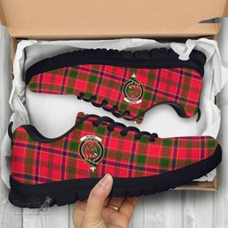 ScotsTee Shop Scottish Munro Modern Clan Crest Tartan Sneakers Tartan Casual Shoes