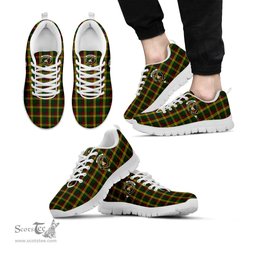 ScotsTee Shop Scottish MacMillan Ancient Clan Crest Tartan Sneakers Tartan Casual Shoes