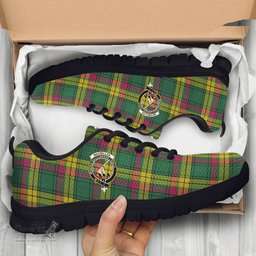 ScotsTee Shop Scottish MacMillan Old Ancient Clan Crest Tartan Sneakers Tartan Casual Shoes