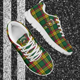 ScotsTee Shop Scottish MacMillan Old Ancient Clan Crest Tartan Sneakers Tartan Casual Shoes
