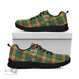 ScotsTee Shop Scottish MacMillan Old Ancient Clan Crest Tartan Sneakers Tartan Casual Shoes