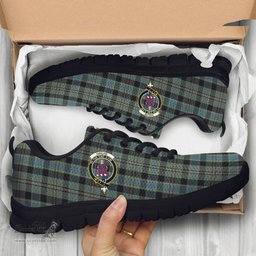 ScotsTee Shop Scottish Ogilvie (Ogilvy) Hunting Clan Crest Tartan Sneakers Tartan Casual Shoes