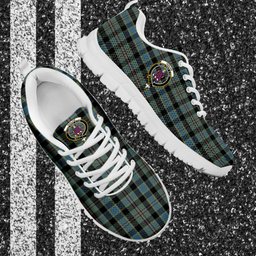 ScotsTee Shop Scottish Ogilvie (Ogilvy) Hunting Clan Crest Tartan Sneakers Tartan Casual Shoes