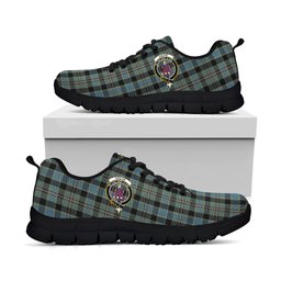 ScotsTee Shop Scottish Ogilvie (Ogilvy) Hunting Clan Crest Tartan Sneakers Tartan Casual Shoes