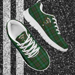 ScotsTee Shop Scottish Ralston USA Clan Crest Tartan Sneakers Tartan Casual Shoes