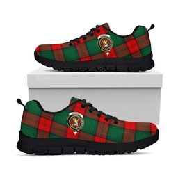 ScotsTee Shop Scottish Stewart Atholl Modern Clan Crest Tartan Sneakers Tartan Casual Shoes