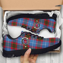 ScotsTee Shop Scottish Pentland Clan Crest Tartan Sneakers Tartan Casual Shoes