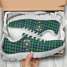 ScotsTee Shop Scottish Murray of Atholl Ancient Clan Crest Tartan Sneakers Tartan Casual Shoes