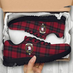 ScotsTee Shop Scottish Ramsay Clan Crest Tartan Sneakers Tartan Casual Shoes