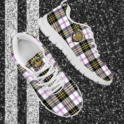 ScotsTee Shop Scottish MacPherson Dress Modern Clan Crest Tartan Sneakers Tartan Casual Shoes